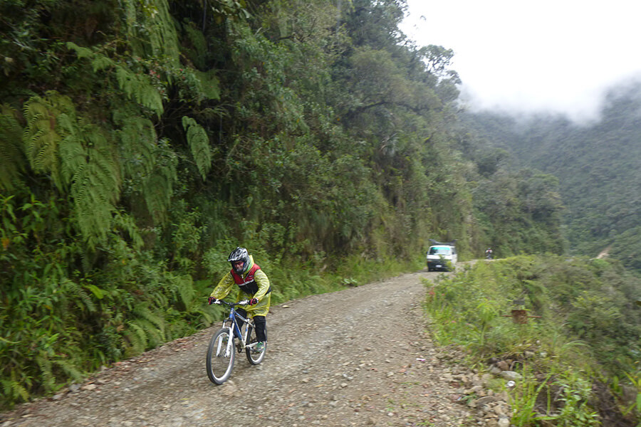 Cycling down Bolivia's Death Road