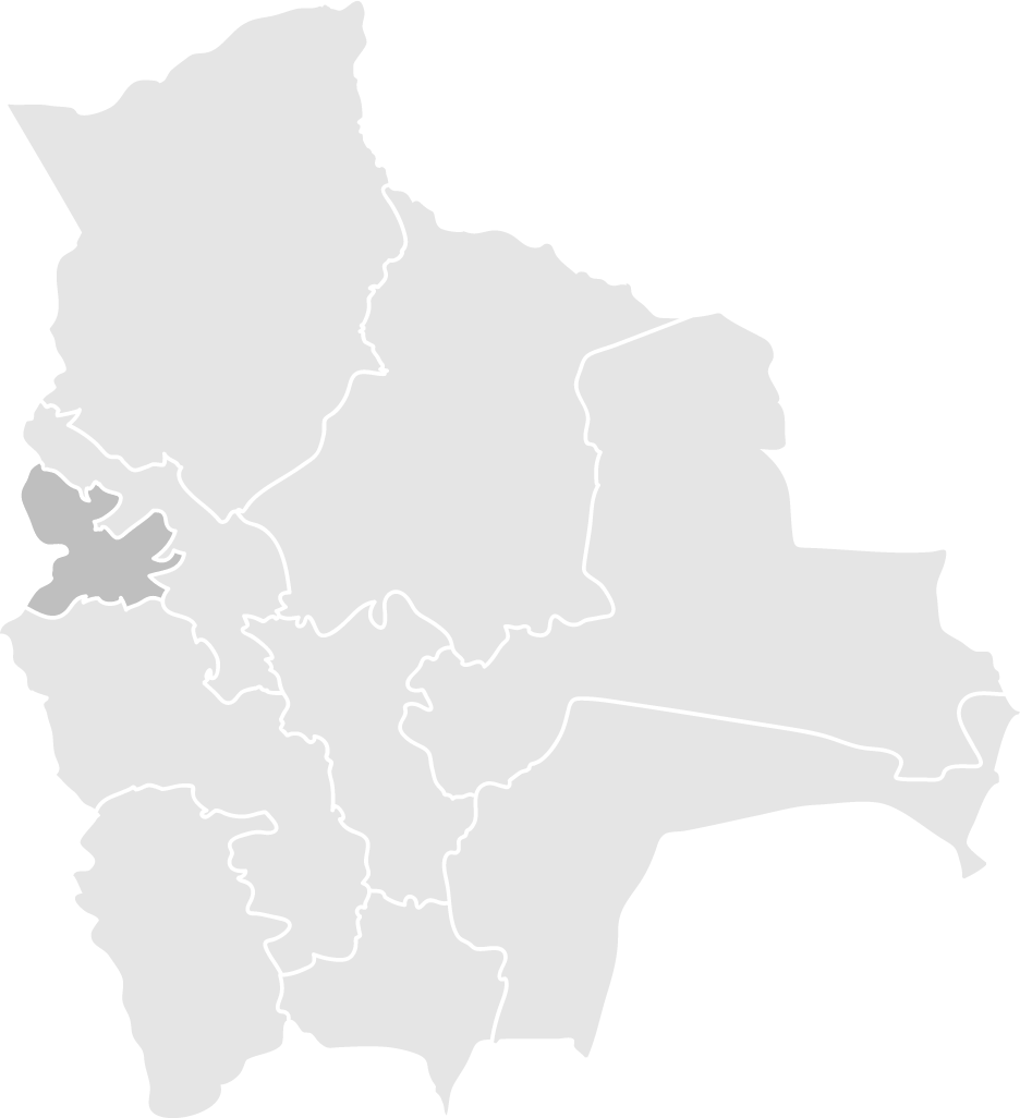 La Paz Highlands & Lake Titikaka Map